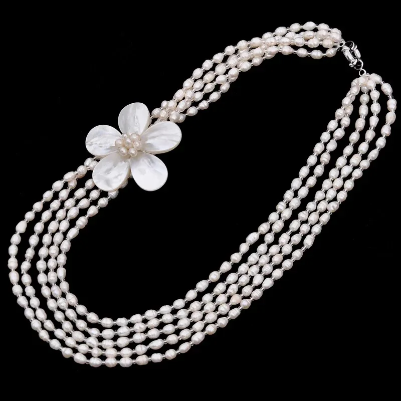 Ожерелье многожильное женское с натуральным пресноводным жемчугом
Ожерелье многожильное женское с натуральным пресноводным жемчугом