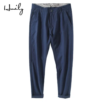 HMILY 2019 New Design Casual Men Pants Cotton Slim Pant Straight Trousers Fashion Business Solid Khaki Black Pants Men 28-38
HMILY 2019 New Design Casual Men Pants Cotton Slim Pant Straight Trousers Fashion Business Solid Khaki Black Pants Men 28-38