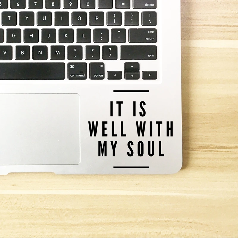 It Is Well With My Soul Laptop Stickers