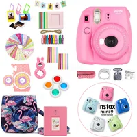 5 Colors Fujifilm Instax Mini 9 Instant Camera Photo Camera+Accessory Kit - Bag Case Protector+Album+Filter+Sticker+Frame+Other image