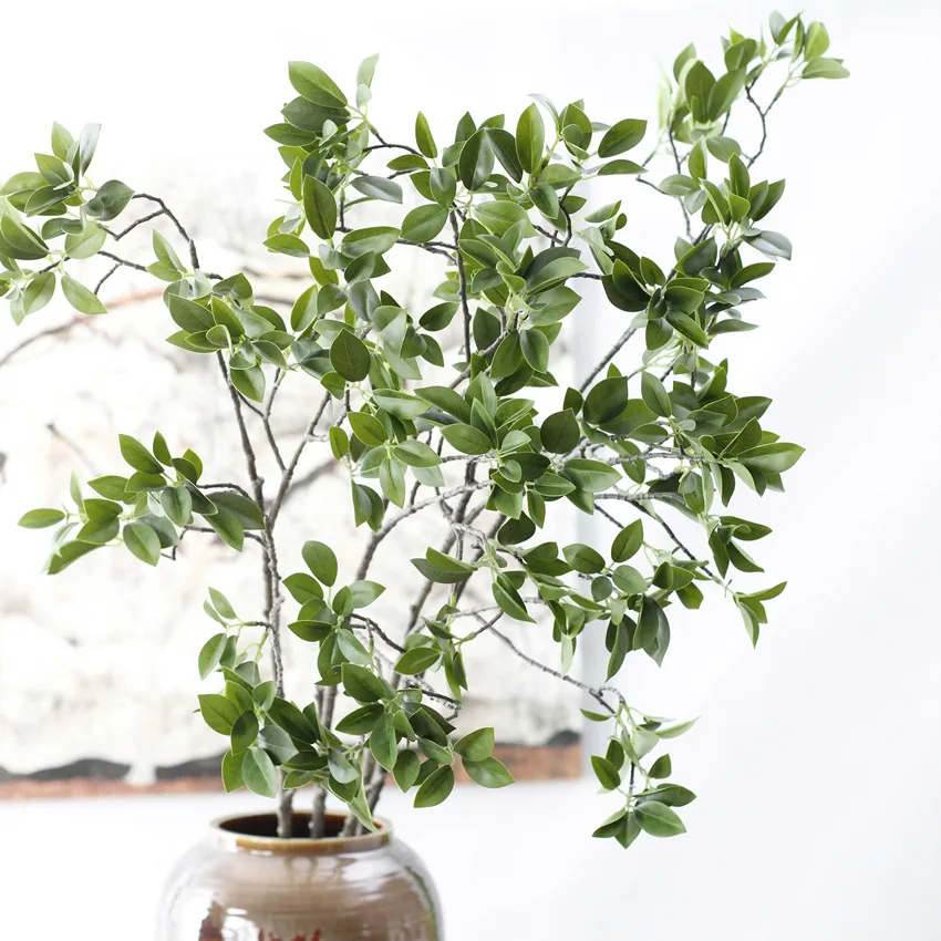 Artificial Plant Green Banyan Branches Simulation Leaves Lifelike Wedding Shop Home Decorative Tree fake Leaf
Artificial Plant Green Banyan Branches Simulation Leaves Lifelike Wedding Shop Home Decorative Tree fake Leaf