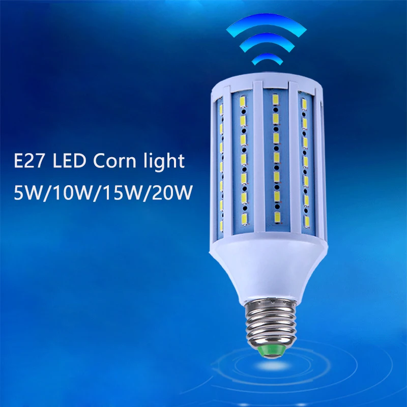 Новинка 2018 светодиодсветильник лампа-Кукуруза E27 5 Вт 10 15 20 220 В светодиодная