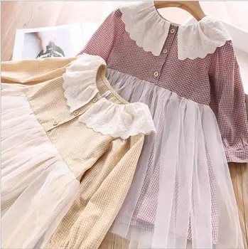 girl plaid dresses 2019 autumn cotton lace tulle kids party dresses fashion high-grade baby Long sleeve dress wholesale clothes
girl plaid dresses 2019 autumn cotton lace tulle kids party dresses fashion high-grade baby Long sleeve dress wholesale clothes