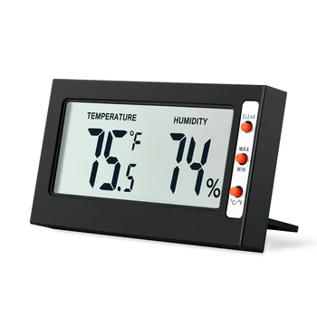 AMIR Mini Digital LCD Indoor Convenient Temperature Sensor Humidity Meter Thermometer Hygrometer Gauge
AMIR Mini Digital LCD Indoor Convenient Temperature Sensor Humidity Meter Thermometer Hygrometer Gauge