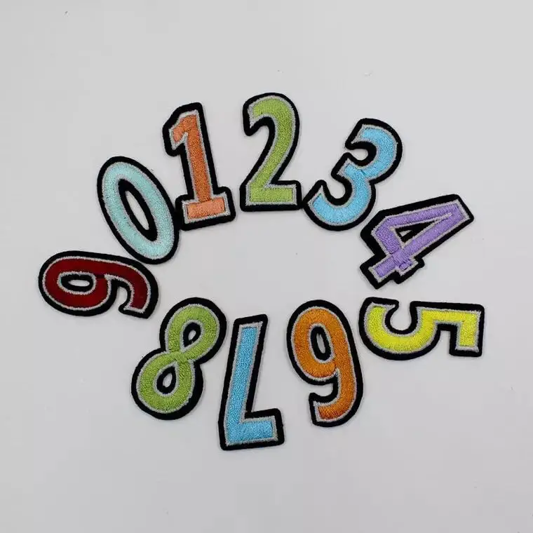 Colorful Embroidered iron on Number Patch,Iron On Numerals Patch for T-Shirt or Coat,Decoration Embroidery iron on Patches
Colorful Embroidered iron on Number Patch,Iron On Numerals Patch for T-Shirt or Coat,Decoration Embroidery iron on Patches