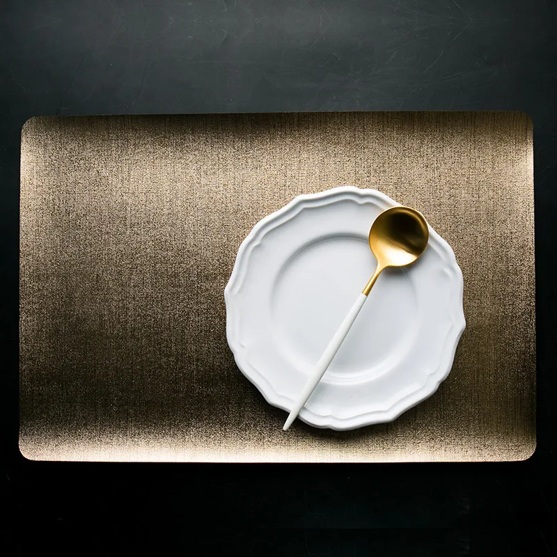 Tableware Placemat Luxury Glitter Pad Table Mat Heat Insulation Non-Slip PVC Placemats Disc Pads Bowl Coaster Washable Mat Pad
Tableware Placemat Luxury Glitter Pad Table Mat Heat Insulation Non-Slip PVC Placemats Disc Pads Bowl Coaster Washable Mat Pad