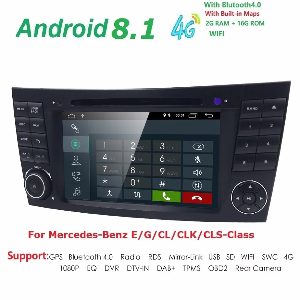 Android 8.1 CAR DVD GPS For Mercedes W211 W219 W463 CLS350 CLS500 CLS55 E200 E220 E240 E270 E280 dvd player stereo RAM 2G radio
Android 8.1 CAR DVD GPS For Mercedes W211 W219 W463 CLS350 CLS500 CLS55 E200 E220 E240 E270 E280 dvd player stereo RAM 2G radio