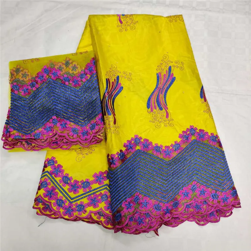 5 Yards+2 Yards India Bazin Riche Getzner Lace Fabric 2019 With Blouse Beaded Gold Line Embroidered Lace Basin Fabric LX062202
5 Yards+2 Yards India Bazin Riche Getzner Lace Fabric 2019 With Blouse Beaded Gold Line Embroidered Lace Basin Fabric LX062202