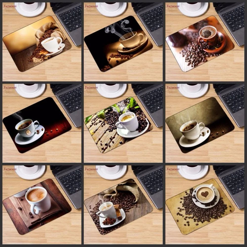 Yuzuoan Coffee picture Big promotion Russia New Designs Gaming Speed mouse pad gamer play mats Small Size for 180*220*2mm
Yuzuoan Coffee picture Big promotion Russia New Designs Gaming Speed mouse pad gamer play mats Small Size for 180*220*2mm