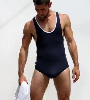 Sexy Men Siamese Vest White Bodysuits Bodywear Leotard Undershirt Erotic Lingerie Free Breathing Thong FX1044
Sexy Men Siamese Vest White Bodysuits Bodywear Leotard Undershirt Erotic Lingerie Free Breathing Thong FX1044
