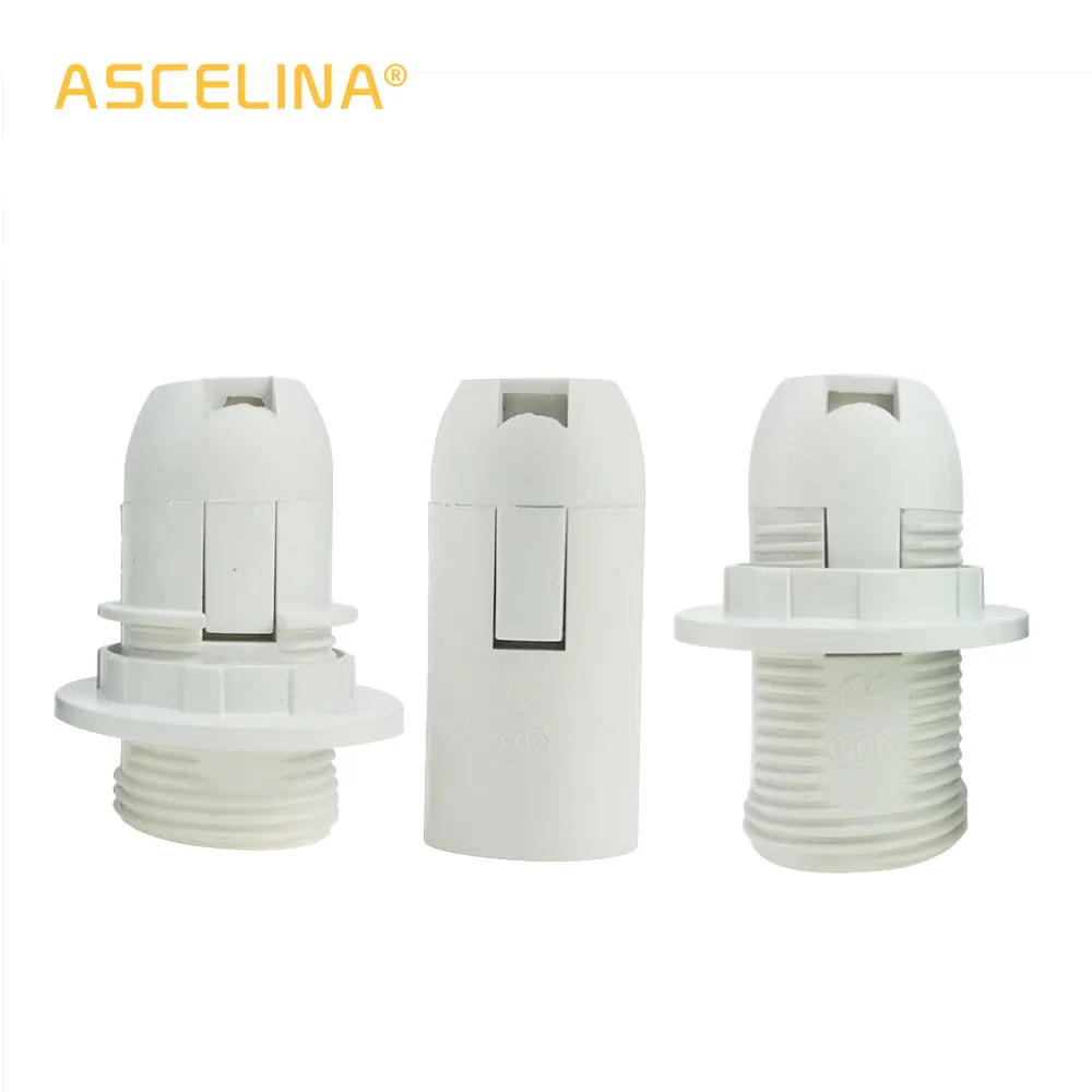 ASCELINA E14 Lamp holder CE CQC chandelier base vintage lamp socket DIY lighting accessories for Table light Desk Lamp 10PCS/lot
ASCELINA E14 Lamp holder CE CQC chandelier base vintage lamp socket DIY lighting accessories for Table light Desk Lamp 10PCS/lot