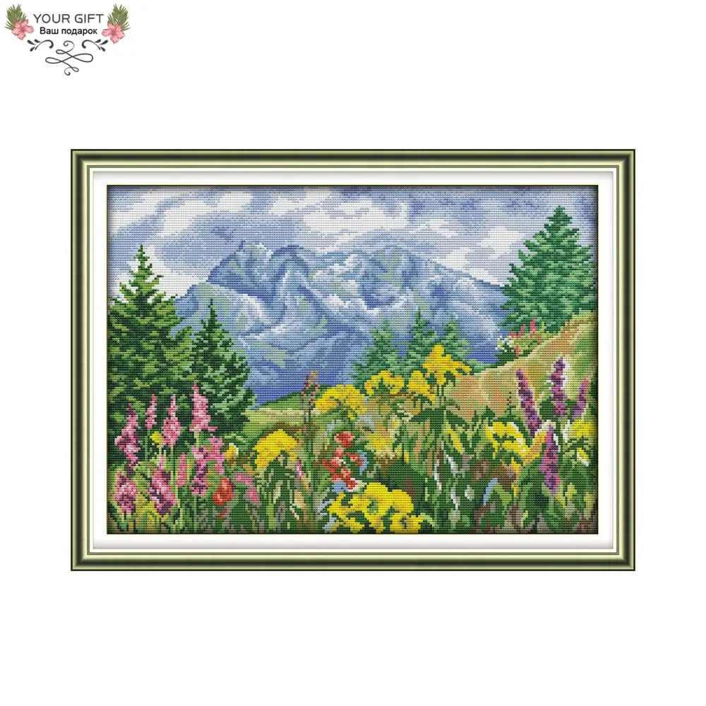 Joy Sunday F870 Free Shipping Counted and Stamped Home Decor Distant Mountain Needlepoints Embroidery Cross Stitch Kits
Joy Sunday F870 Free Shipping Counted and Stamped Home Decor Distant Mountain Needlepoints Embroidery Cross Stitch Kits