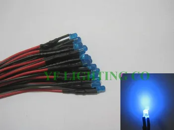 100pcs Hot sale Blue Diffused 3mm dip led Pre Wired led DC12V 20mm prewired cable led
100pcs Hot sale Blue Diffused 3mm dip led Pre Wired led DC12V 20mm prewired cable led