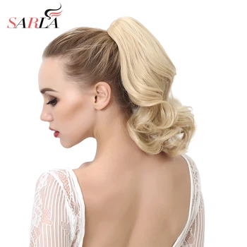 SARLA 50pcs/lot Claw In Ponytails Synthetic Wavy Hairpiece Resistant High Temperature Fibre Extension P004
SARLA 50pcs/lot Claw In Ponytails Synthetic Wavy Hairpiece Resistant High Temperature Fibre Extension P004