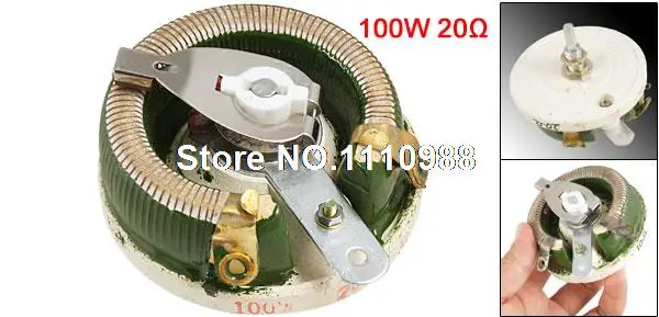 uxcell 30 Ohm 100W Watts Variable Resistor Ceramic Rheostat