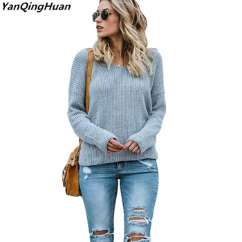Fashion Bow Harajuku Long-sleeved Pullover Loose Sweater Yanqinghuan 2018 New Autumn Women's Round Neck Irregular Casual Sweater
Fashion Bow Harajuku Long-sleeved Pullover Loose Sweater Yanqinghuan 2018 New Autumn Women's Round Neck Irregular Casual Sweater