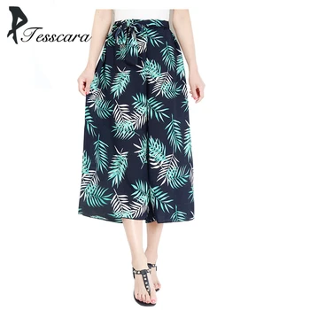 Women Summer Casual Wide Leg Pants Female Chiffon Print Beach Bottoms Girl High Waist Loose Fat Sashes Bow Cross Pants&Capris
Women Summer Casual Wide Leg Pants Female Chiffon Print Beach Bottoms Girl High Waist Loose Fat Sashes Bow Cross Pants&Capris