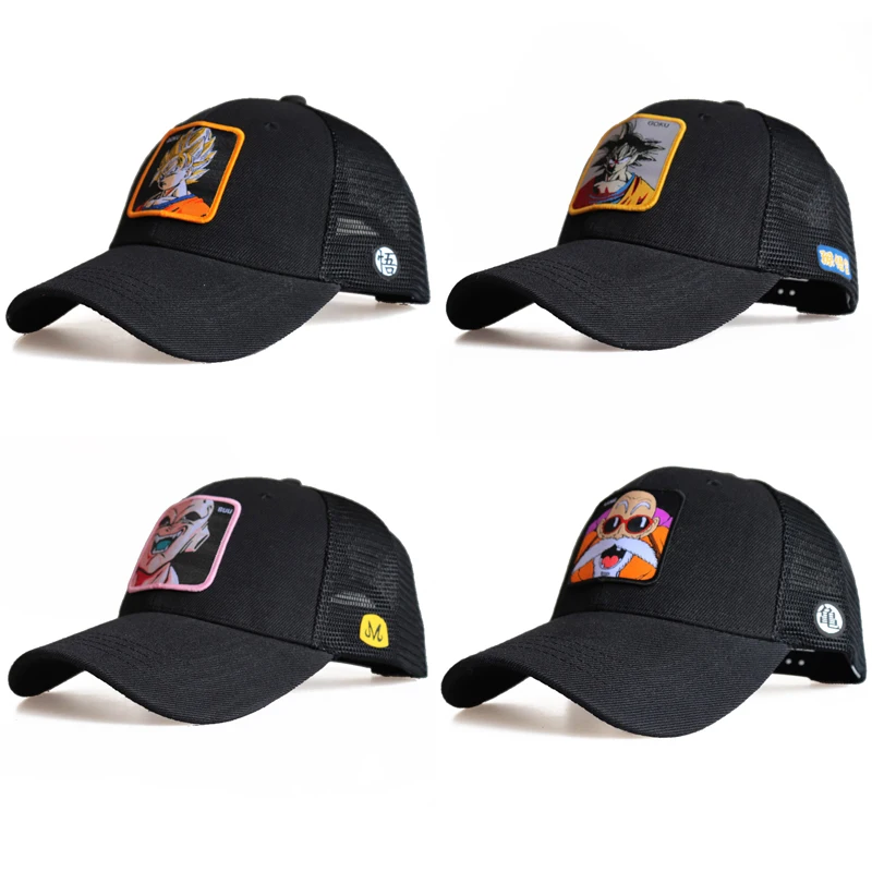 Cartoon Anime Dragon Ball Baseball Caps Men Women Snapback Hip Hop Hat Summer Breathable Mesh Trucker Cap Dad Hats
Cartoon Anime Dragon Ball Baseball Caps Men Women Snapback Hip Hop Hat Summer Breathable Mesh Trucker Cap Dad Hats