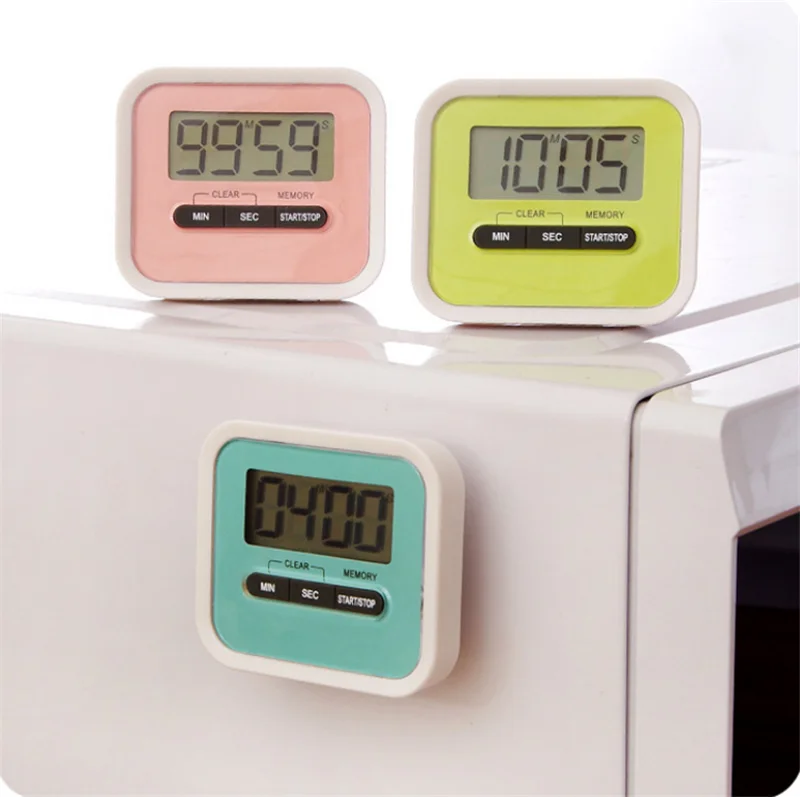 Electronic Kitchen Cooking Timer Leading Life Practical Use Digital Large LCD Display Home Kitchen Timer Stopwatch Cooking Tools
Electronic Kitchen Cooking Timer Leading Life Practical Use Digital Large LCD Display Home Kitchen Timer Stopwatch Cooking Tools