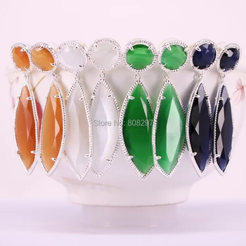 8Pairs Cat Eye Stone Drop Earrings Beautiful Dangle Earring For Women Mixed Color Wedding Jewelry 
8Pairs Cat Eye Stone Drop Earrings Beautiful Dangle Earring For Women Mixed Color Wedding Jewelry