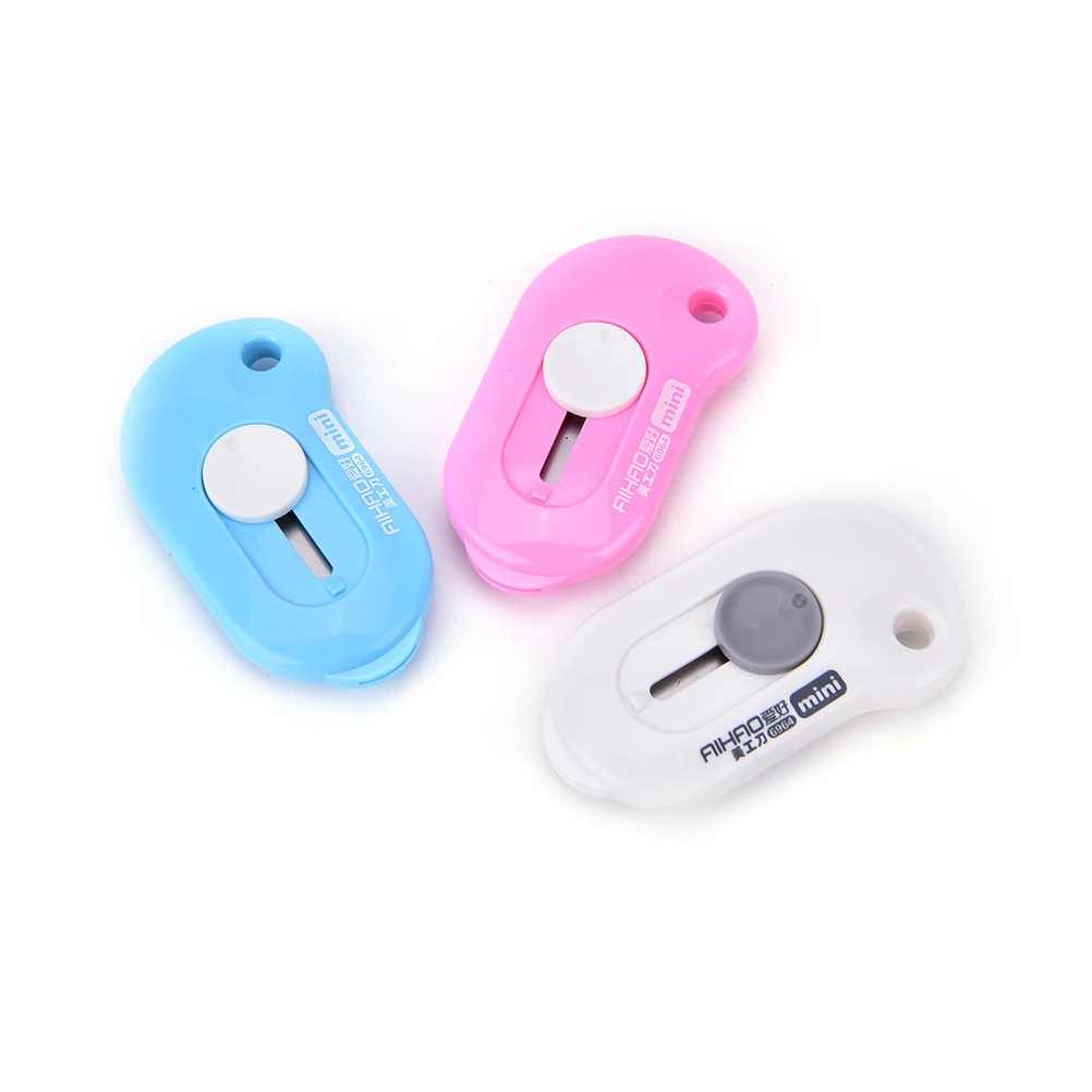 Mini Colored Utility Knife Pocket Retractable Paper Box Art Cutter Letter Opener For Homemade Kids Gift Kawaii Stationery
Mini Colored Utility Knife Pocket Retractable Paper Box Art Cutter Letter Opener For Homemade Kids Gift Kawaii Stationery