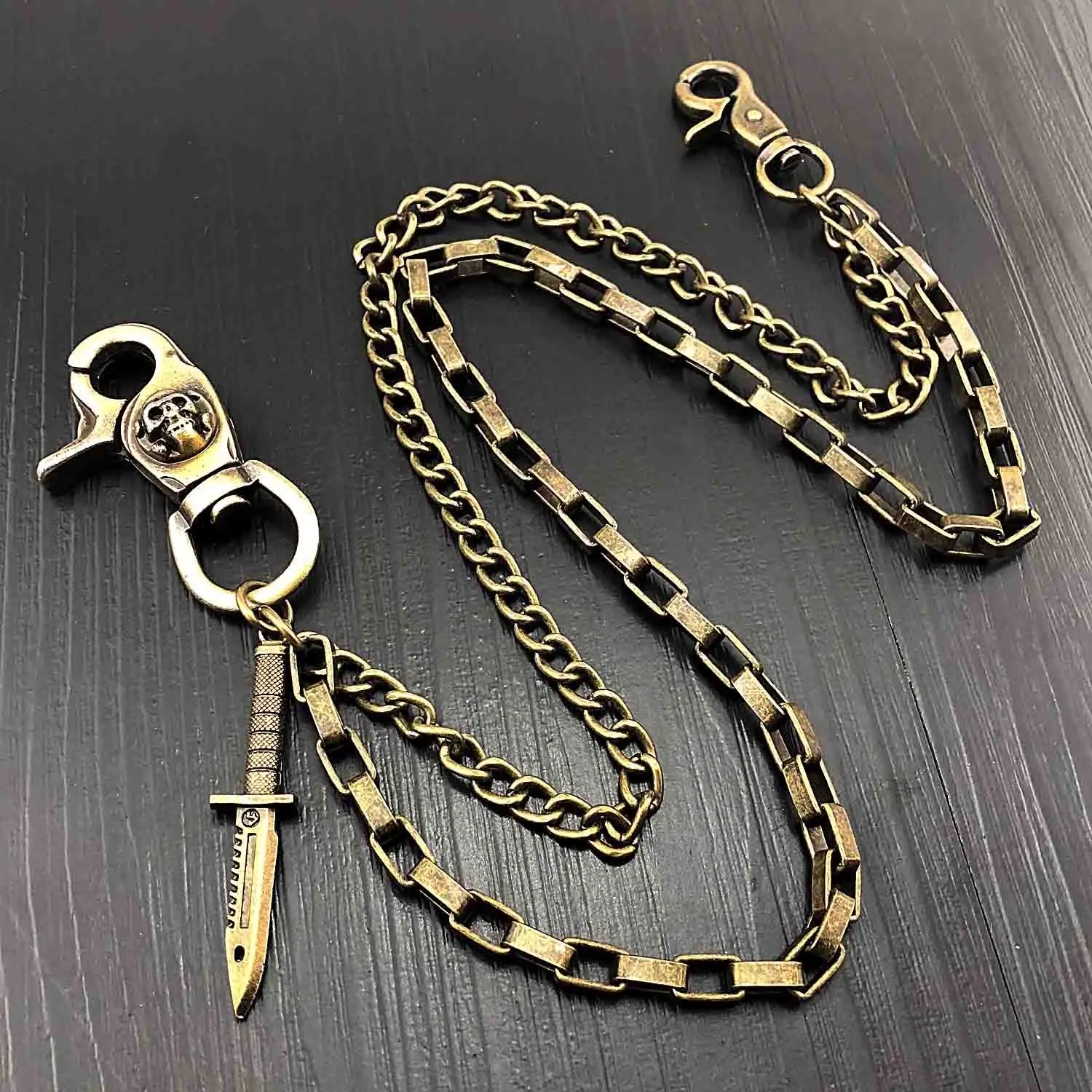 Fashion Punk Hip-hop Trendy leather Belts Waist Chain Male Pants Chain Men women Jeans Silver Metal Clothing Accessories WZ06
Fashion Punk Hip-hop Trendy leather Belts Waist Chain Male Pants Chain Men women Jeans Silver Metal Clothing Accessories WZ06