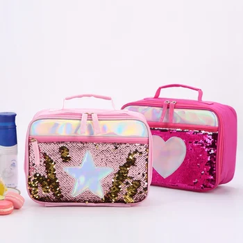 1 PC Unicorn Reversible Sequin Lunch Bag Children Girls Sequined Aluminum Foil Portable Lunch Handbag Food Picnic Pack Dropship
1 PC Unicorn Reversible Sequin Lunch Bag Children Girls Sequined Aluminum Foil Portable Lunch Handbag Food Picnic Pack Dropship