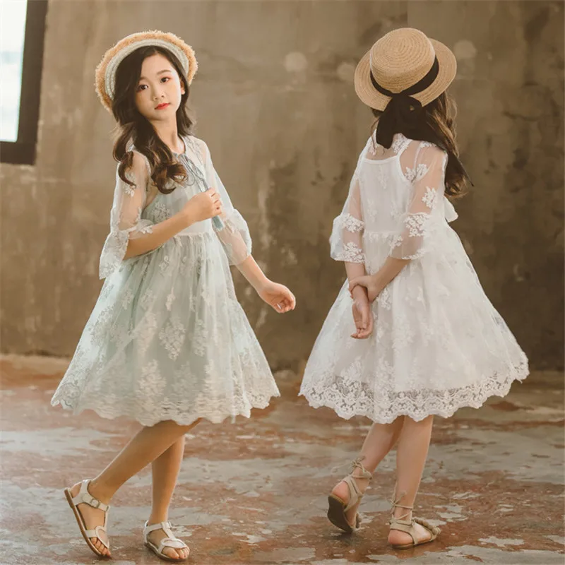 Girls Summer Lace Dress 2019 Fashion Kids Dresses for Girls 6 8 10 12 Years Girls Princess Dress Teenagers Girl Clothing
Girls Summer Lace Dress 2019 Fashion Kids Dresses for Girls 6 8 10 12 Years Girls Princess Dress Teenagers Girl Clothing