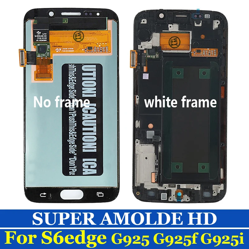 OEM AMOLED Screen For Samsung Galaxy S6 Edge LCD Display S6EDGE G925 G925F Lcd Touch Screen Digitizer Replacemen SM-G925F LCD
OEM AMOLED Screen For Samsung Galaxy S6 Edge LCD Display S6EDGE G925 G925F Lcd Touch Screen Digitizer Replacemen SM-G925F LCD