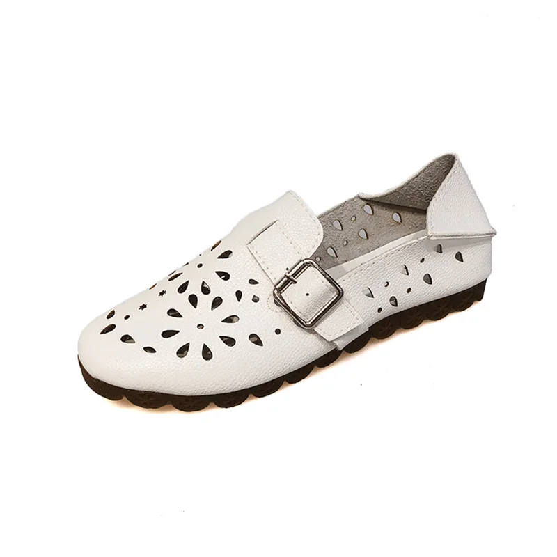 Spring Summer New Women Shoes Fashion Bull Tendon Soft-soled Shoes Hollow Flat-soled Casual Comfortable Single Shoes
Spring Summer New Women Shoes Fashion Bull Tendon Soft-soled Shoes Hollow Flat-soled Casual Comfortable Single Shoes