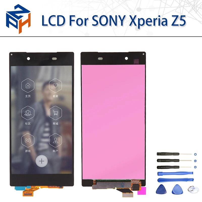 5 2 "заменить часть для SONY Xperia Z5 ЖК дисплей Сенсорный экран Дисплей планшета