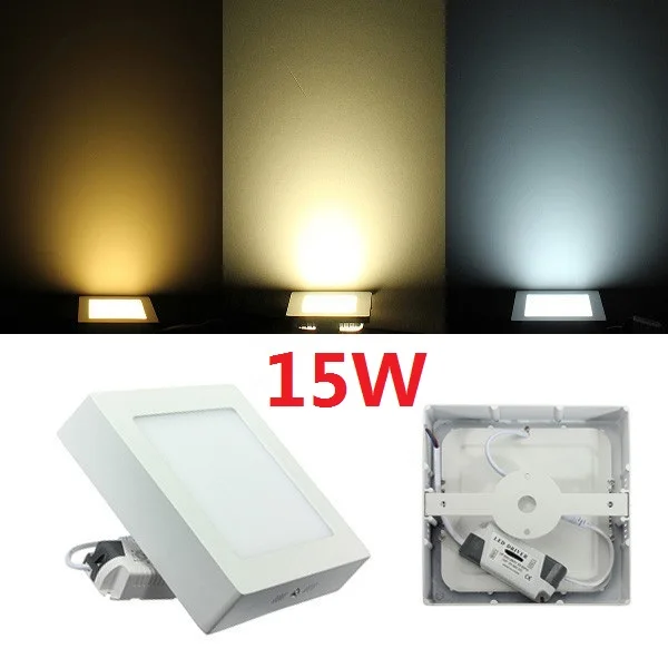 15W LED Ceiling Light High Brightness LED Down Light Panel Light 85-265V Square Surface Mounted LED Ceiling Light 20pcs free
15W LED Ceiling Light High Brightness LED Down Light Panel Light 85-265V Square Surface Mounted LED Ceiling Light 20pcs free
