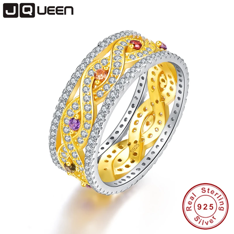JQUEEN Natural Amethyst and Citrine Wedding Rings Infinity Love 925 Sterling Silver For Women Fine Jewelry With Jewelry Gift
JQUEEN Natural Amethyst and Citrine Wedding Rings Infinity Love 925 Sterling Silver For Women Fine Jewelry With Jewelry Gift