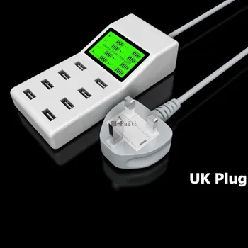 Tinhofire 8USB Display Screen Travel AC Power Multifunctional Charger EU UK US Plug For Mobile phone Ipad iphone MP3 USB
Tinhofire 8USB Display Screen Travel AC Power Multifunctional Charger EU UK US Plug For Mobile phone Ipad iphone MP3 USB