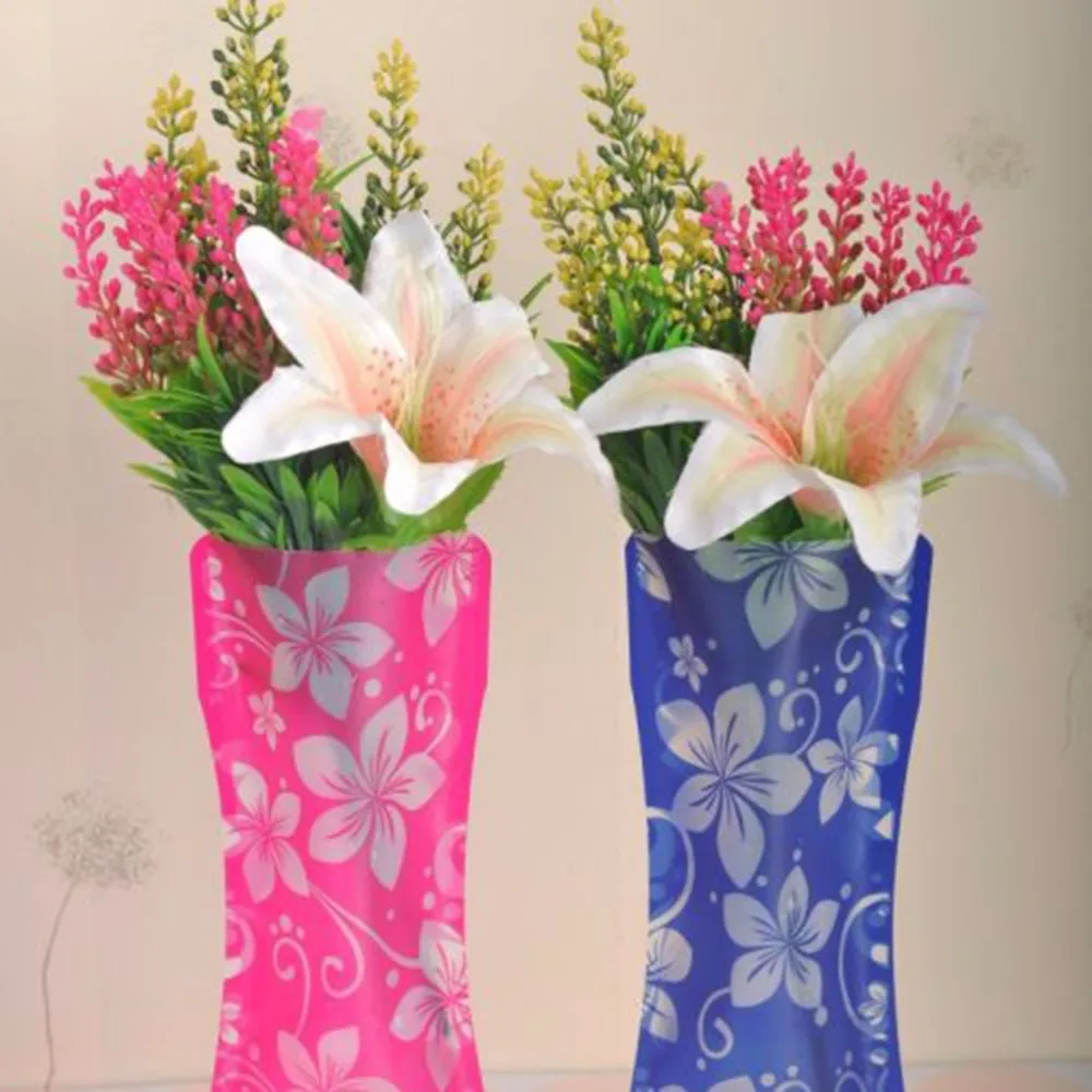 2Pcs/set High Quality Foldable Folding Flower Vase PVC Durable Vase For Home Wedding Party Easy to Store
2Pcs/set High Quality Foldable Folding Flower Vase PVC Durable Vase For Home Wedding Party Easy to Store