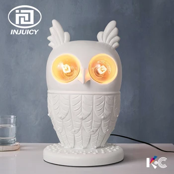 Modern Study Room LED Desk Lights Living Room Children's Room Decorate Cartoon Bedside Cute Resin Lifelike Owl Table Lamp
Modern Study Room LED Desk Lights Living Room Children's Room Decorate Cartoon Bedside Cute Resin Lifelike Owl Table Lamp