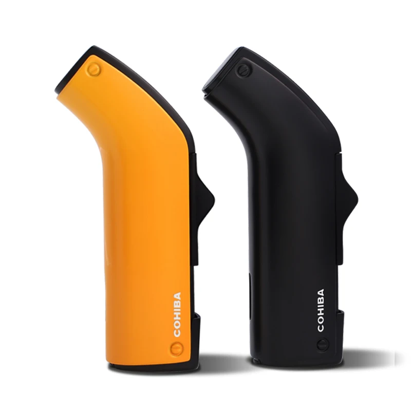 COHIBA Gadgets Windproof 2 Torch Jet Flame Cigar Lighter with Built-in Cigars Punch Cigarette Butane Gas Lighters have Gift Box
COHIBA Gadgets Windproof 2 Torch Jet Flame Cigar Lighter with Built-in Cigars Punch Cigarette Butane Gas Lighters have Gift Box