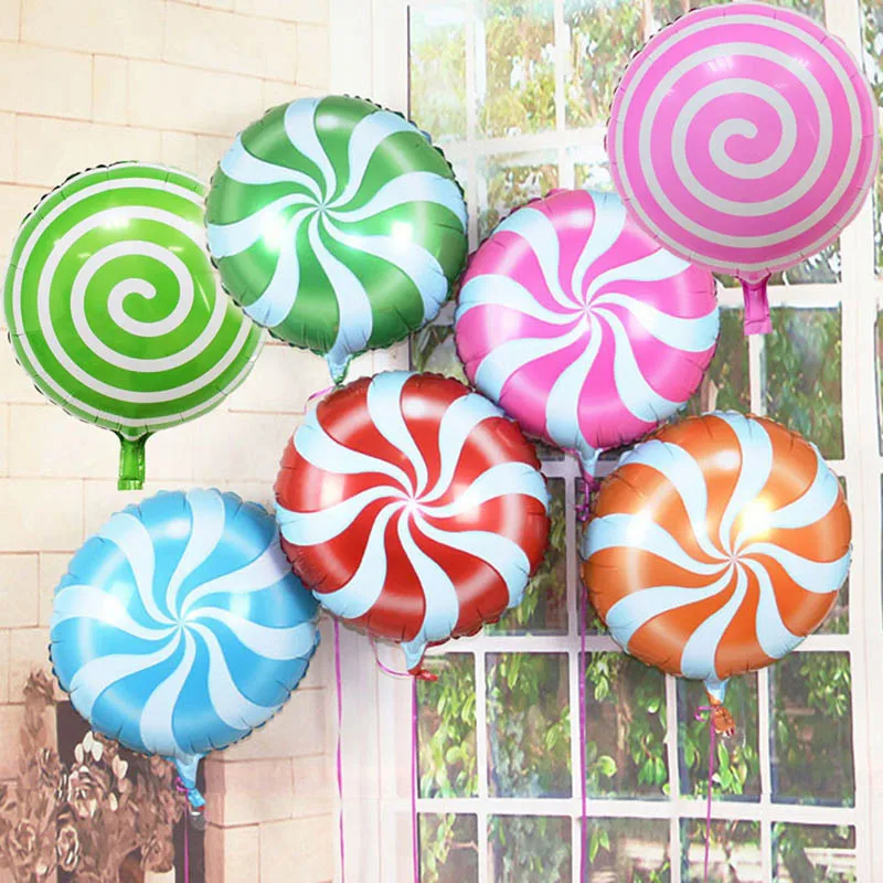 10pcs/lot candy foil balloons 18 inch round lollipop colorful aluminum balloon wedding birthday party decoration Kids decor
10pcs/lot candy foil balloons 18 inch round lollipop colorful aluminum balloon wedding birthday party decoration Kids decor