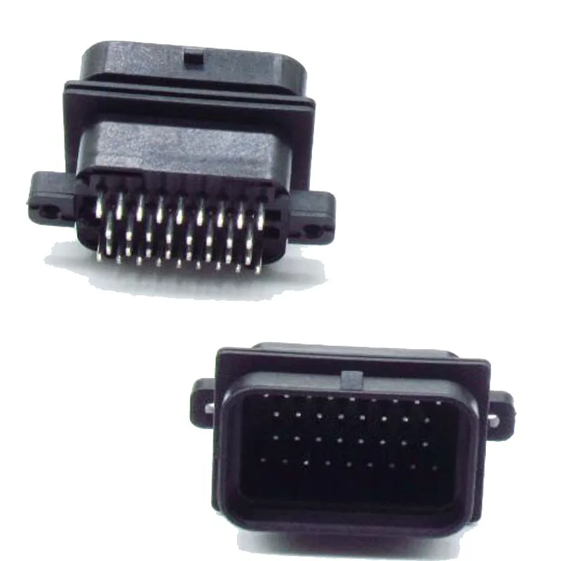 

Free shipping 34 Pin Way TYCO AMP TE 2-6447232-3 Male ECU PCB Automotive Connector For Motec Haltech Suzuki Plug