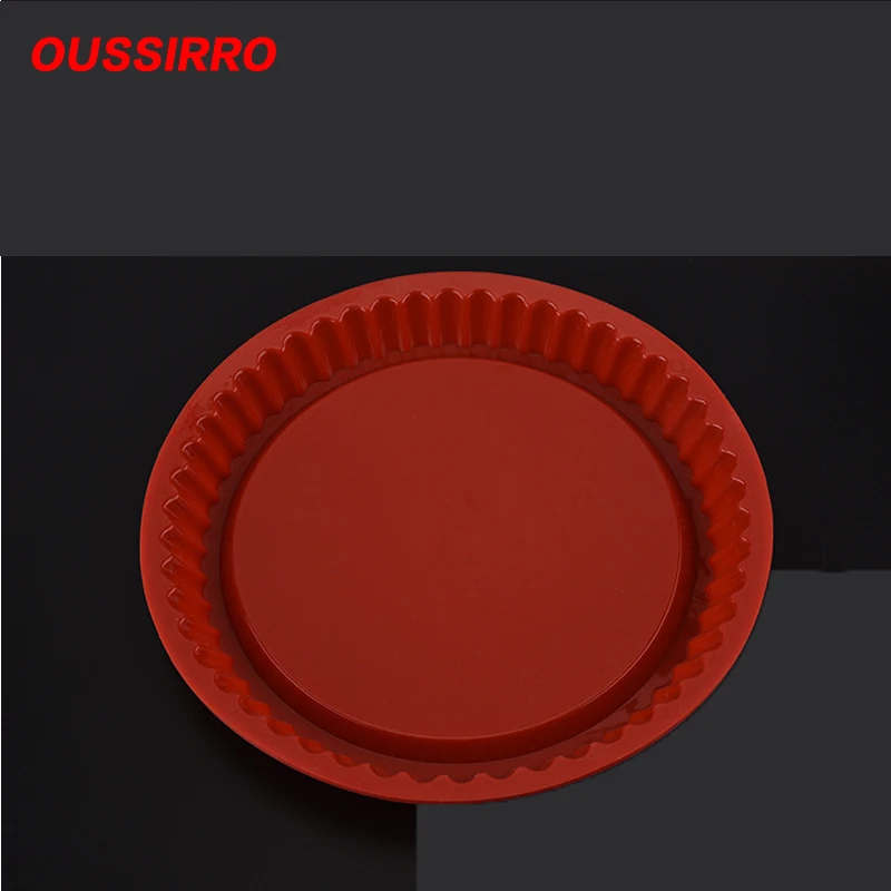 random color 30CM Round Silicone Cake Baking Tray High Temperature Baking Tools Bread Mold Easy Release
random color 30CM Round Silicone Cake Baking Tray High Temperature Baking Tools Bread Mold Easy Release