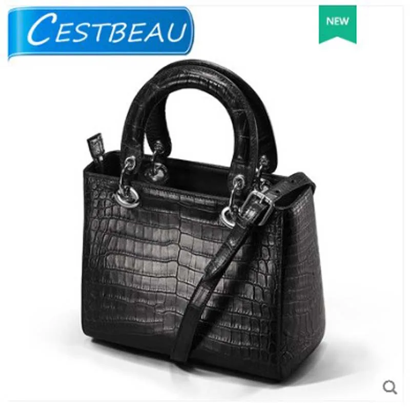 Cestbeau2019 new Nile crocodile belly ladies bag handbag genuine leather natural grain shoulder bag
Cestbeau2019 new Nile crocodile belly ladies bag handbag genuine leather natural grain shoulder bag