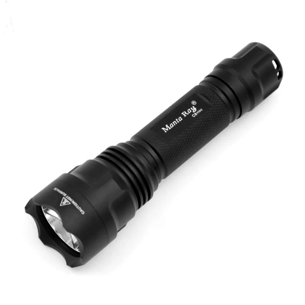 Manta Ray C8 Mini LED Flashlight Cree XP-L HI V3 High Power 1000 Lumens 8 Modes Torch Lanterna Light for Camping 18650 Battery
Manta Ray C8 Mini LED Flashlight Cree XP-L HI V3 High Power 1000 Lumens 8 Modes Torch Lanterna Light for Camping 18650 Battery