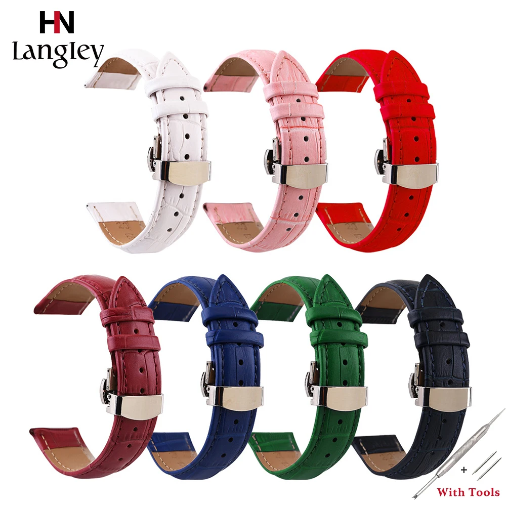 Genuine Leather Watchband Men Women Wristwatch Straps Stainless Steel Double press automatic butterfly buckle Bamboo Straps
Genuine Leather Watchband Men Women Wristwatch Straps Stainless Steel Double press automatic butterfly buckle Bamboo Straps