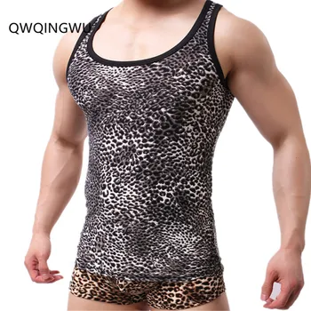 Men's Undershirt Top and Pants Set Slim Fit Men Tops Clothing Bodybuilding Fitness Shirts Tops Breathable Leopard Undershirt
Men's Undershirt Top and Pants Set Slim Fit Men Tops Clothing Bodybuilding Fitness Shirts Tops Breathable Leopard Undershirt