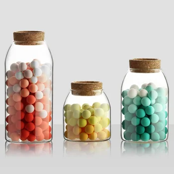 Glass Storage Tank Transparent Sealed Cork Borosilicate Food Grains Containers Glass Sealed Cans Storage Jars Organizer Jars
Glass Storage Tank Transparent Sealed Cork Borosilicate Food Grains Containers Glass Sealed Cans Storage Jars Organizer Jars