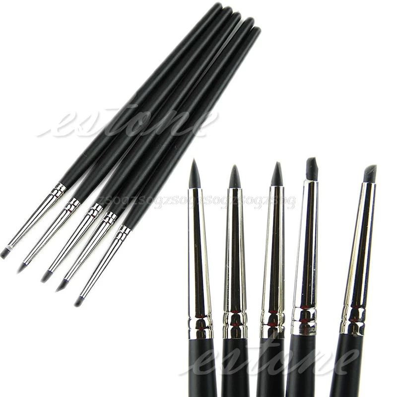 5pcs Silicone Rubber Shapers Polymer Clay Sculpting Fimo Modelling Tools Art Supplies N22 dropship
5pcs Silicone Rubber Shapers Polymer Clay Sculpting Fimo Modelling Tools Art Supplies N22 dropship