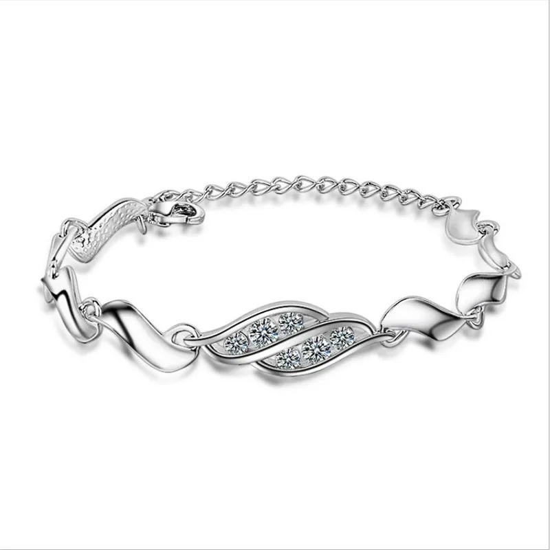 Everoyal Vintage Lady 925 Sterling Silver Bracelet Women Accessories Fashion Crystal Bracelet Female Princess Silver Jewelry Hot
Everoyal Vintage Lady 925 Sterling Silver Bracelet Women Accessories Fashion Crystal Bracelet Female Princess Silver Jewelry Hot