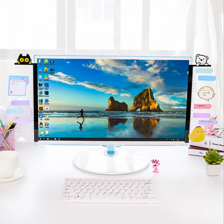Creative computer screen display side message board desktop storage rack transparent acrylic sticky notes memo business office
Creative computer screen display side message board desktop storage rack transparent acrylic sticky notes memo business office