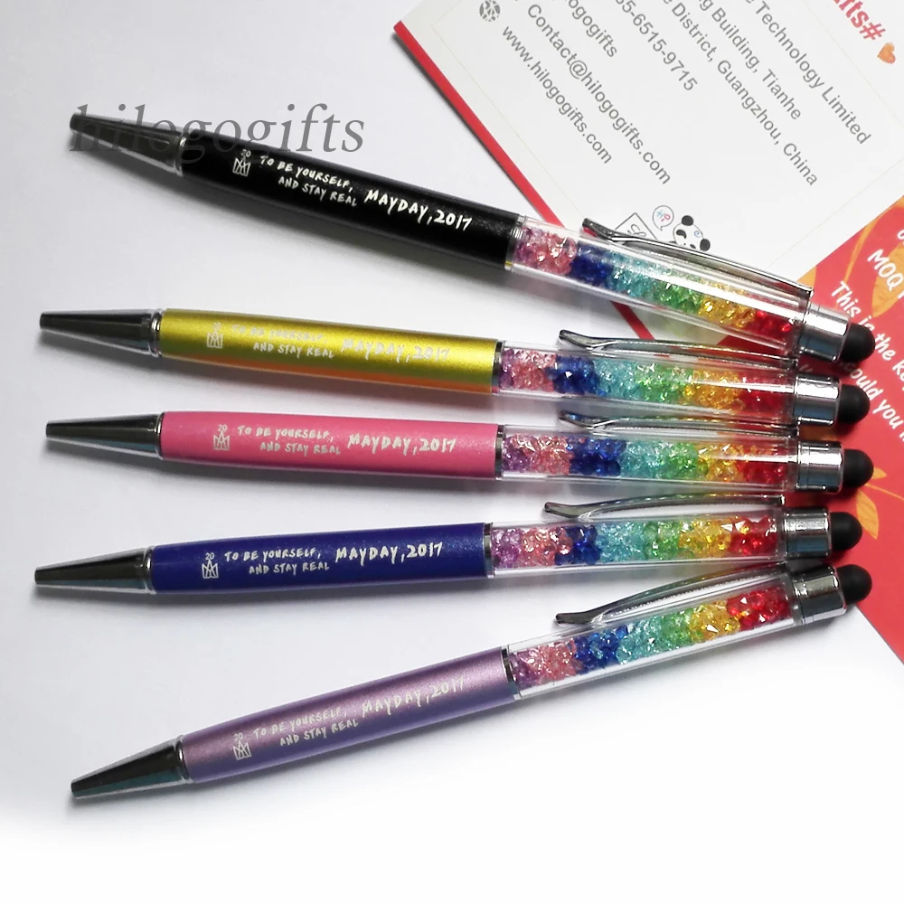 Unique rainbow crystal metal stylus pens 30pcs a lot customized FREE with your logo text/email/web and free shipping
Unique rainbow crystal metal stylus pens 30pcs a lot customized FREE with your logo text/email/web and free shipping