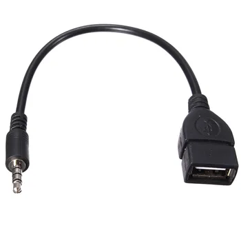 Mosunx 3.5mm Male Audio AUX Jack to USB 2.0 Type A Female OTG Converter Adapter Cable Factory Price
Mosunx 3.5mm Male Audio AUX Jack to USB 2.0 Type A Female OTG Converter Adapter Cable Factory Price